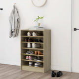 Schoenenkast 60x35x92 cm bewerkt hout sonoma eikenkleurig - AllerleiShop