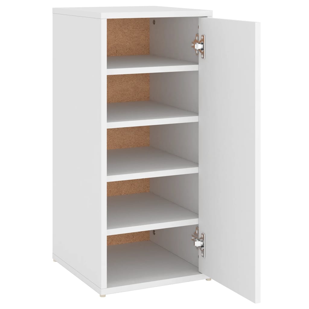 Schoenenkast 32x35x70 cm bewerkt hout wit - AllerleiShop