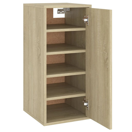 Schoenenkast 32x35x70 cm spaanplaat sonoma eikenkleurig - AllerleiShop