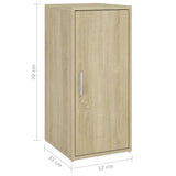 Schoenenkast 32x35x70 cm spaanplaat sonoma eikenkleurig - AllerleiShop