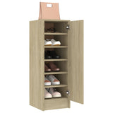 Schoenenkast 32x35x92 cm bewerkt hout sonoma eikenkleurig - AllerleiShop