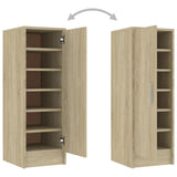 Schoenenkast 32x35x92 cm bewerkt hout sonoma eikenkleurig - AllerleiShop