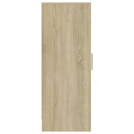 Schoenenkast 32x35x92 cm bewerkt hout sonoma eikenkleurig - AllerleiShop