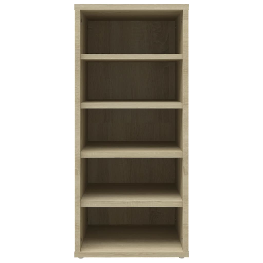 Schoenenkasten 2 st 31,5x35x70 cm hout sonoma eikenkleur - AllerleiShop