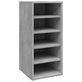 Schoenenkast 31,5x35x70 cm bewerkt hout betongrijs - AllerleiShop