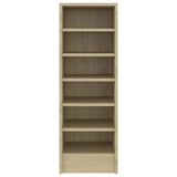 Schoenenkast 31,5x35x90 cm bewerkt hout sonoma eikenkleurig - AllerleiShop