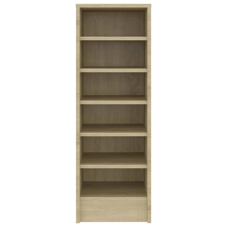 Schoenenkast 31,5x35x90 cm bewerkt hout sonoma eikenkleurig - AllerleiShop