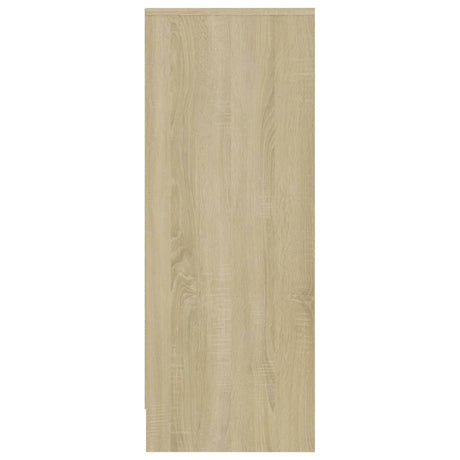 Schoenenkast 31,5x35x90 cm bewerkt hout sonoma eikenkleurig - AllerleiShop