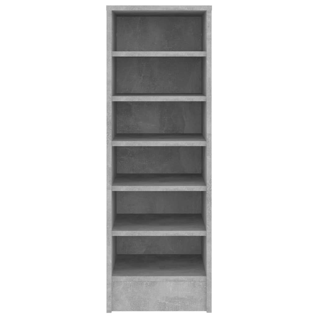 Schoenenkast 31,5x35x90 cm bewerkt hout betongrijs - AllerleiShop