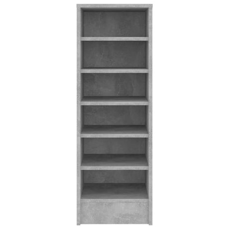 Schoenenkast 31,5x35x90 cm bewerkt hout betongrijs - AllerleiShop