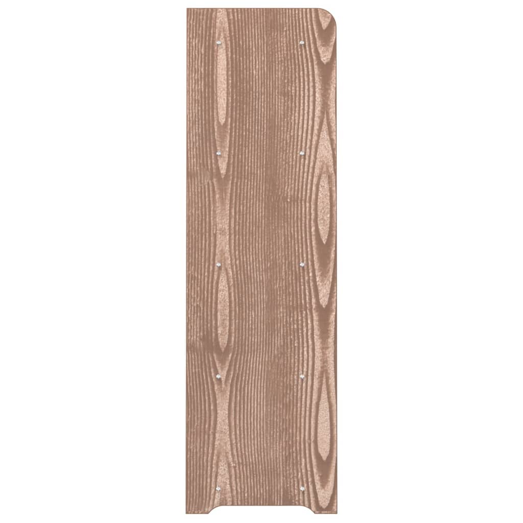 Schoenenrek 65x24x81 cm bewerkt hout bruin - AllerleiShop