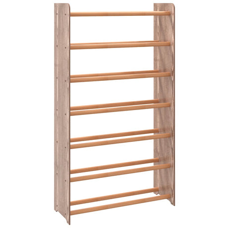 Schoenenrek 65x24x117 cm bewerkt hout bruin - AllerleiShop