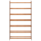 Schoenenrek 65x24x117 cm bewerkt hout bruin - AllerleiShop