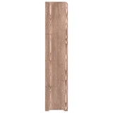 Schoenenrek 65x24x117 cm bewerkt hout bruin - AllerleiShop