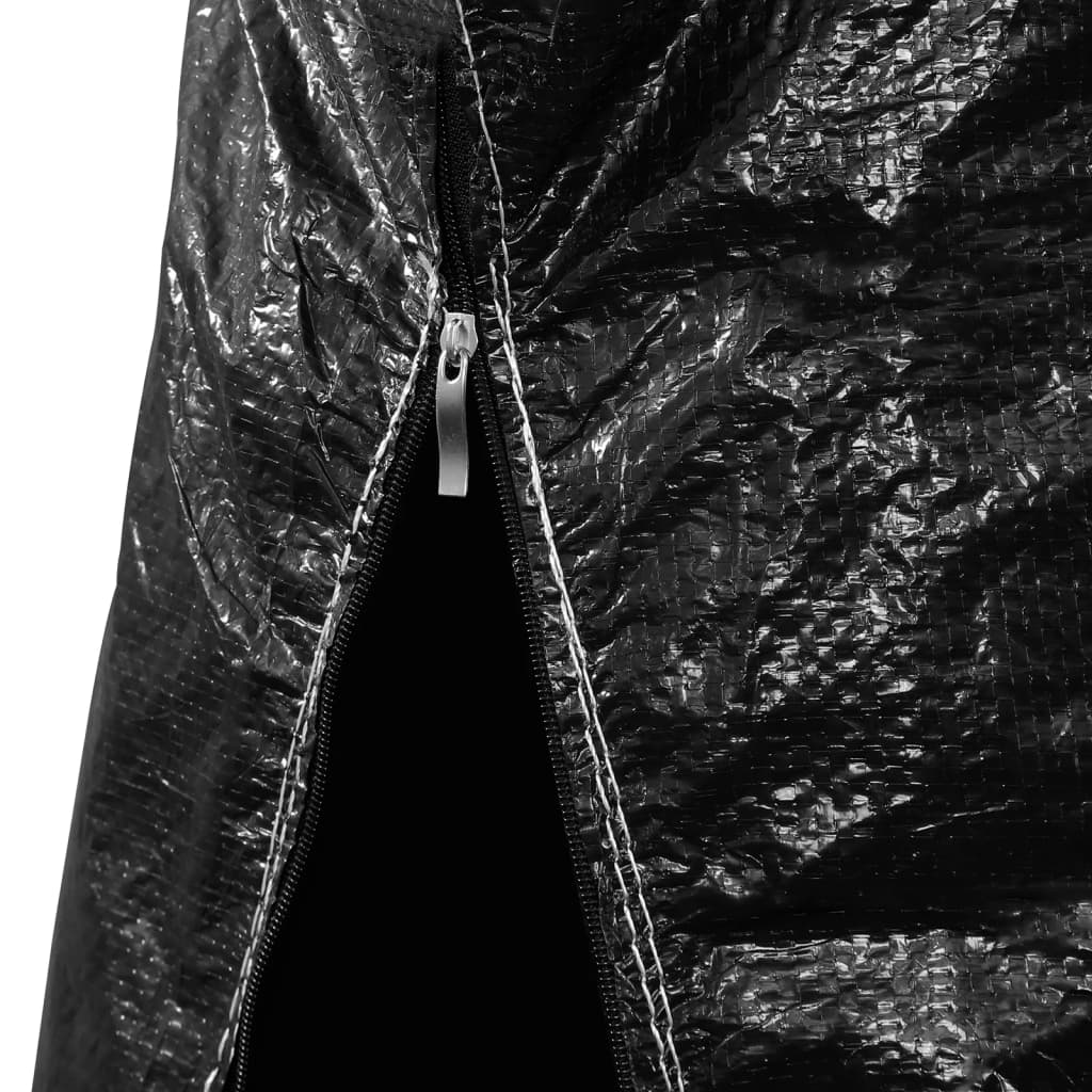 Parasolhoezen 2 st met rits 200 cm PE - AllerleiShop