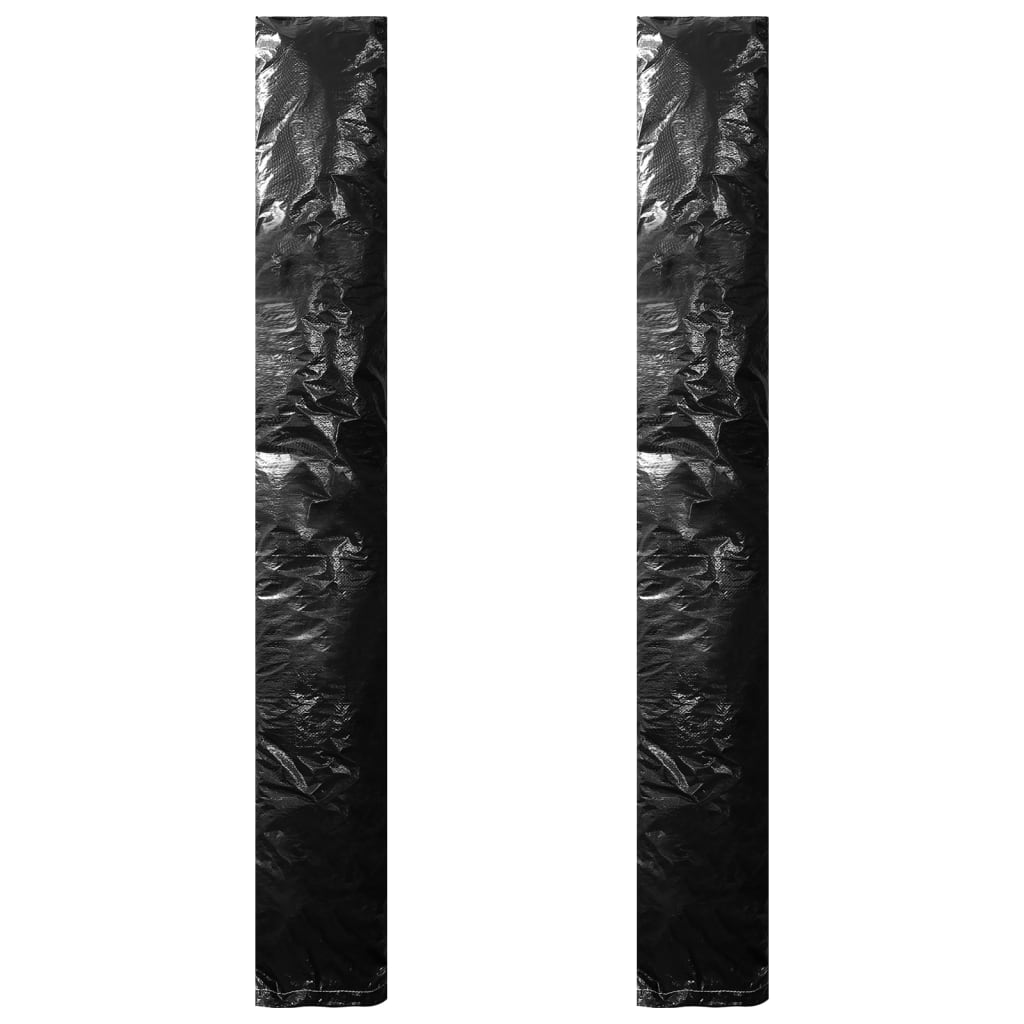 Parasolhoezen 2 st met rits 250 cm PE - AllerleiShop