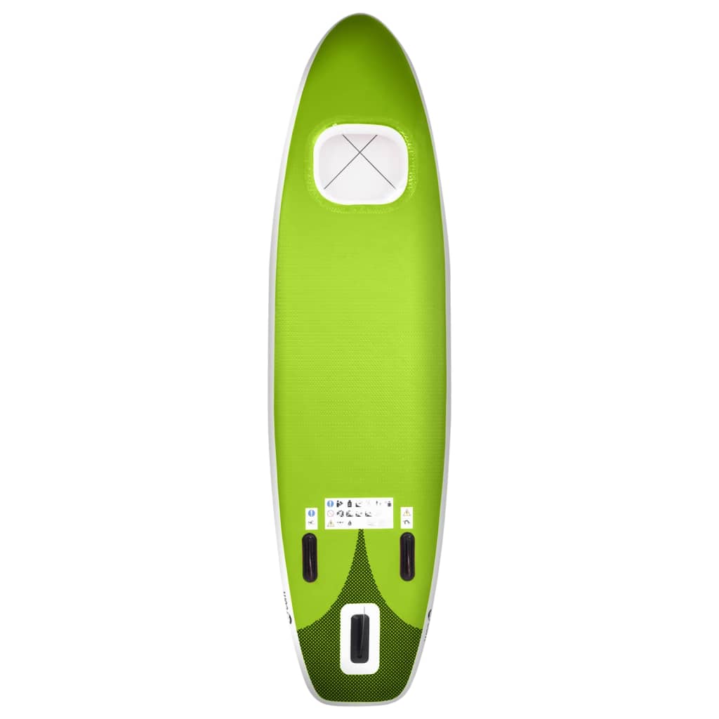 Stand Up Paddleboardset opblaasbaar 330x76x10 cm groen - AllerleiShop