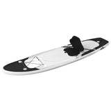 Stand Up Paddleboardset opblaasbaar 360x81x10 cm zwart - AllerleiShop