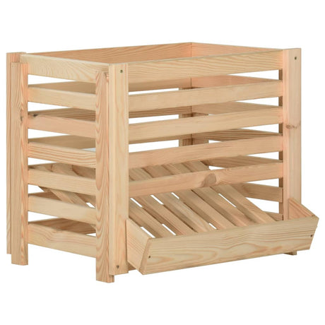 Aardappelkist 60x40x50 cm massief grenenhout - AllerleiShop