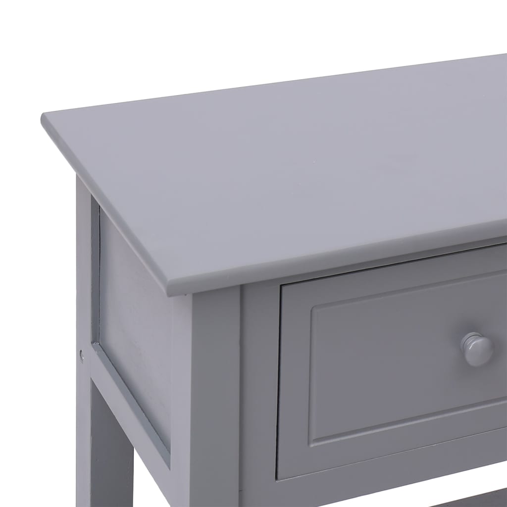 Dressoir 108x30x76 cm massief paulowniahout grijs - AllerleiShop