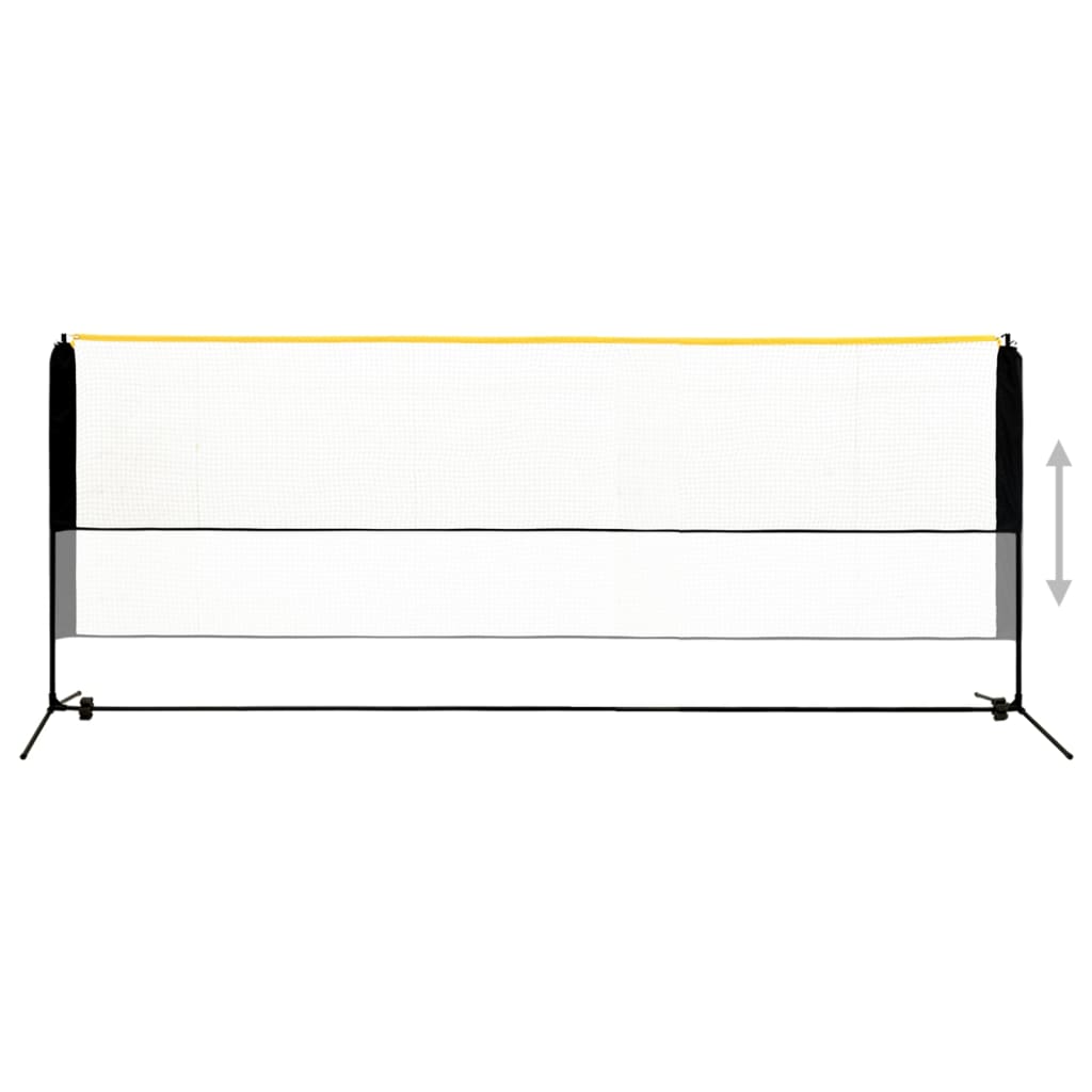 Badmintonnet verstelbaar 400x103x94-158 cm metaal - AllerleiShop