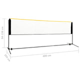 Badmintonnet verstelbaar 400x103x94-158 cm metaal - AllerleiShop