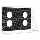 Voetbaldoeltrainingsdoel 184x61x122 cm staal - AllerleiShop