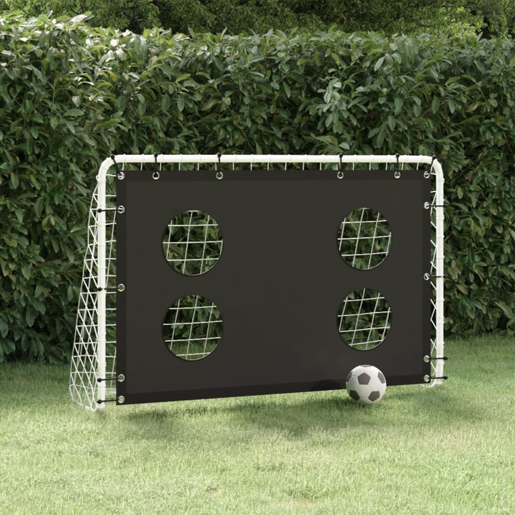 Voetbaldoeltrainingsdoel 184x61x122 cm staal - AllerleiShop