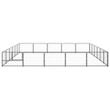 Hondenkennel 30 m² staal zwart - AllerleiShop