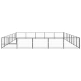 Hondenkennel 40 m² staal zwart - AllerleiShop