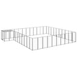 Hondenkennel 31,46 m² staal zwart - AllerleiShop