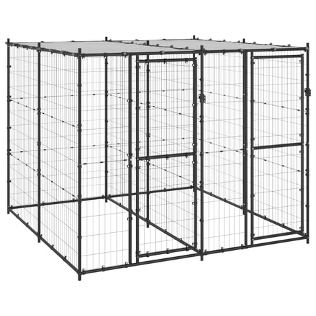 Hondenkennel met dak 4,84 m² - AllerleiShop