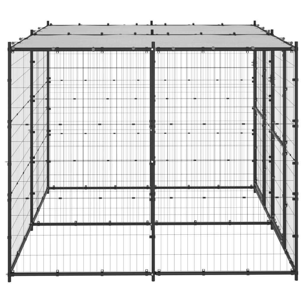 Hondenkennel met dak 4,84 m² - AllerleiShop