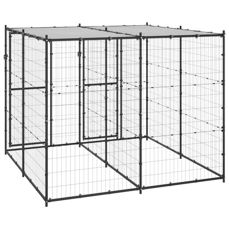 Hondenkennel met dak 4,84 m² - AllerleiShop