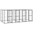 Hondenkennel met dak 9,68 m² staal - AllerleiShop