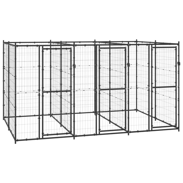 Hondenkennel 7,26 m² staal - AllerleiShop