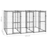 Hondenkennel 7,26 m² staal - AllerleiShop