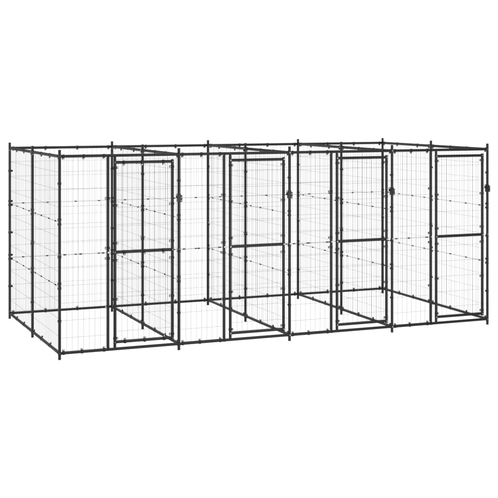 Hondenkennel 9,68 m² staal - AllerleiShop