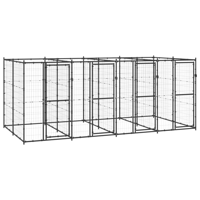 Hondenkennel 9,68 m² staal - AllerleiShop