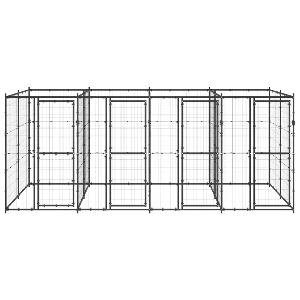 Hondenkennel 9,68 m² staal - AllerleiShop