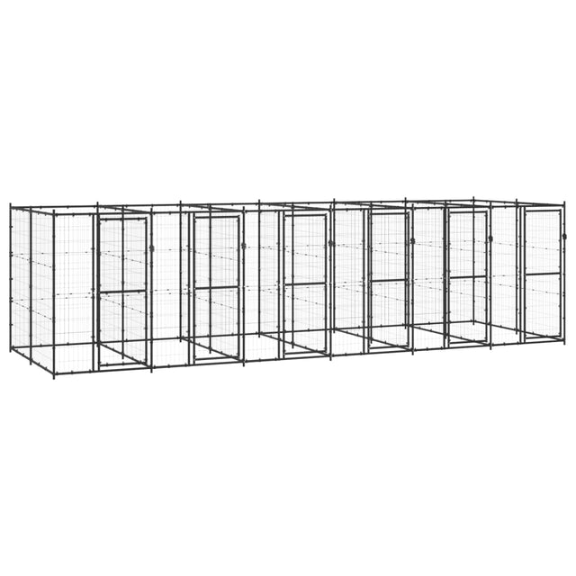 Hondenkennel 14,52 m² staal - AllerleiShop