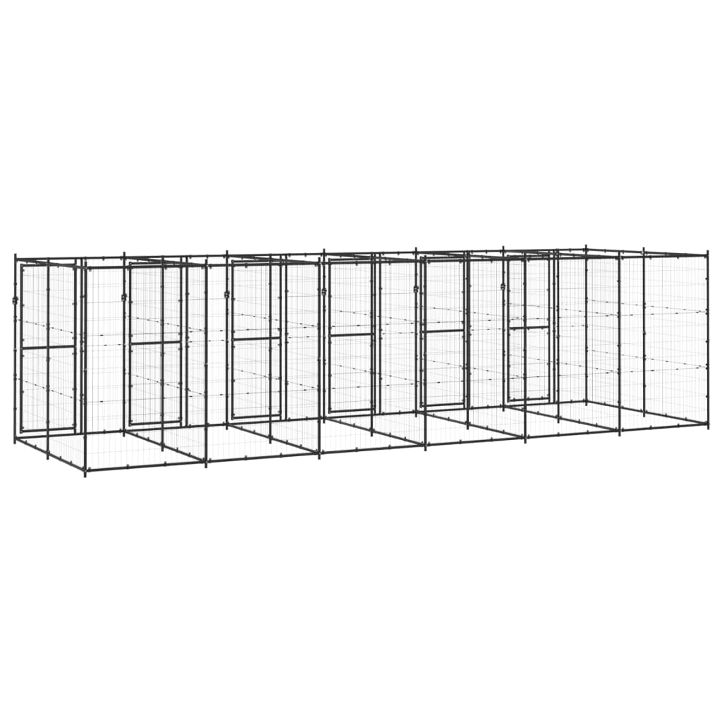 Hondenkennel 14,52 m² staal - AllerleiShop