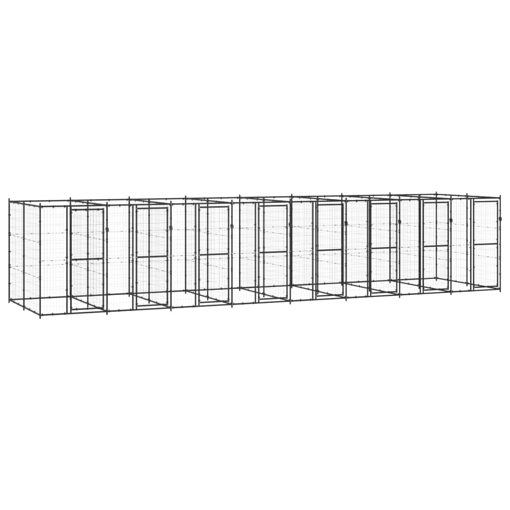 Hondenkennel 19,36 m² staal - AllerleiShop