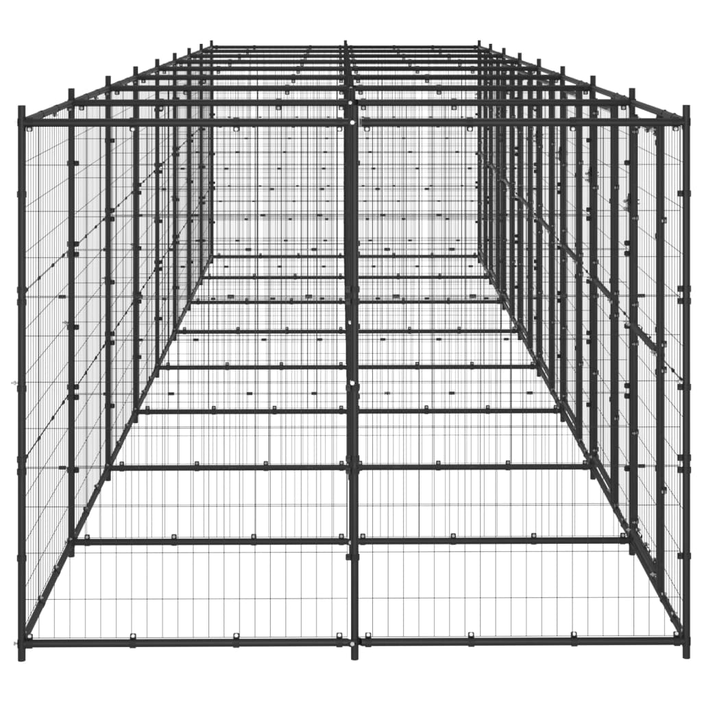 Hondenkennel 19,36 m² staal - AllerleiShop