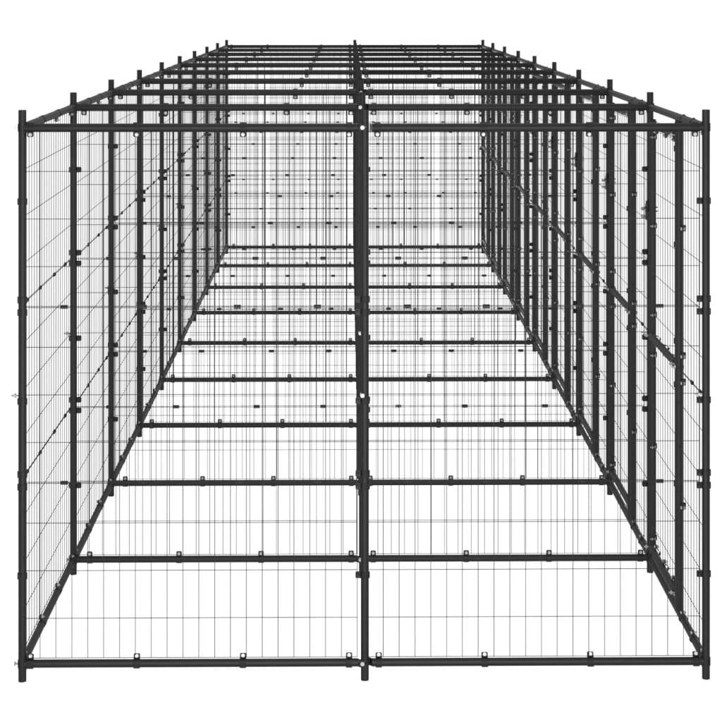 Hondenkennel 21,78 m² staal - AllerleiShop