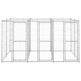 Hondenkennel 7,26 m² gegalvaniseerd staal - AllerleiShop