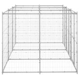 Hondenkennel 7,26 m² gegalvaniseerd staal - AllerleiShop