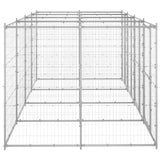 Hondenkennel 9,68 m² gegalvaniseerd staal - AllerleiShop