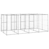 Hondenkennel 9,68 m² gegalvaniseerd staal - AllerleiShop