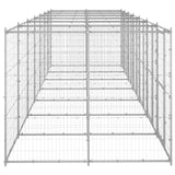 Hondenkennel 16,94 m² gegalvaniseerd staal - AllerleiShop